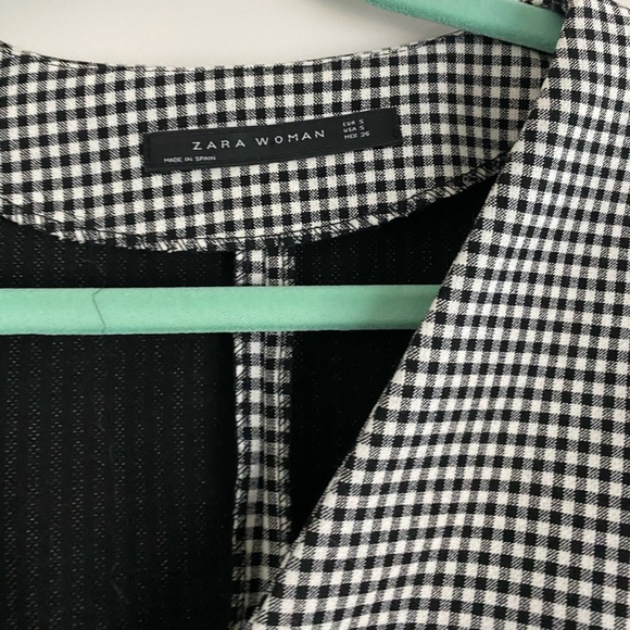 {ZARA} 🔷 gingham top - Picture 2 of 4